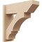 Ekena Millwork 7 1/2-in W x 22-in D x 22-in H Balboa Slat Rough Cedar Woodgrain TimberThane Outlooker, Primed Tan OUTUR075X22X22BOA24RCPR - alternate 1